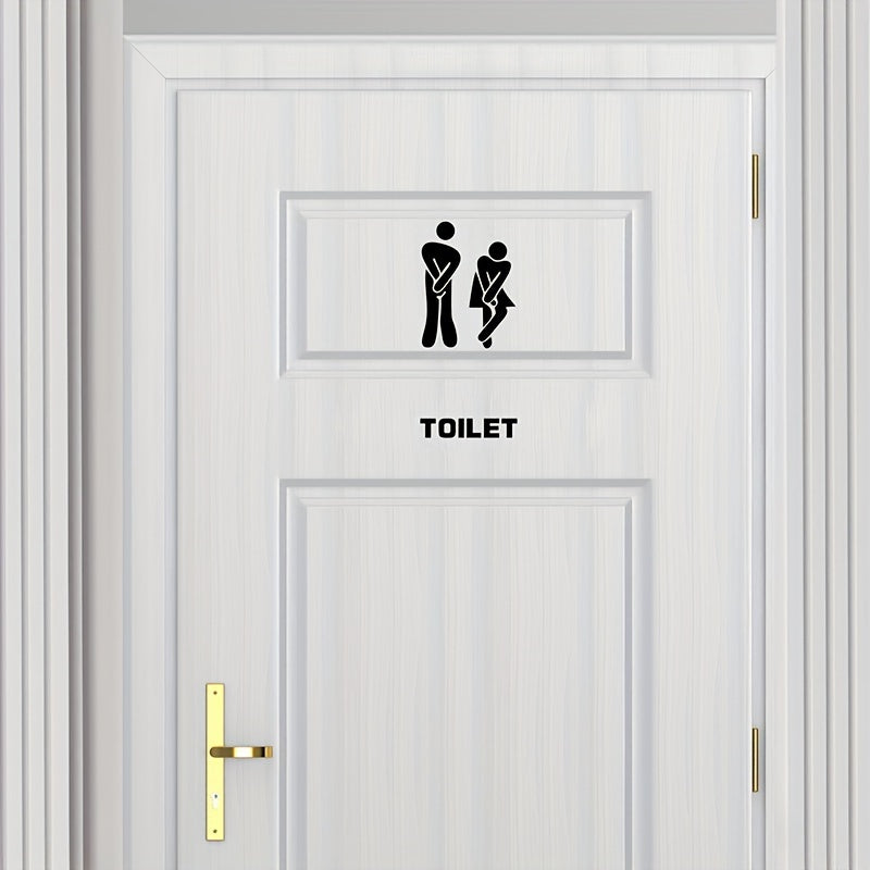 Bathroom Toilet Sticker TOILET Decoration Wall Sticker Men Women