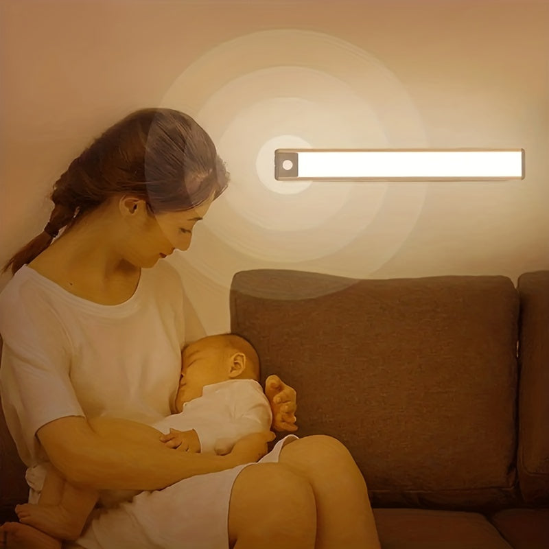 LED Motion Sensor Cabinet Light USB Rechargeable Kitchen Night Light