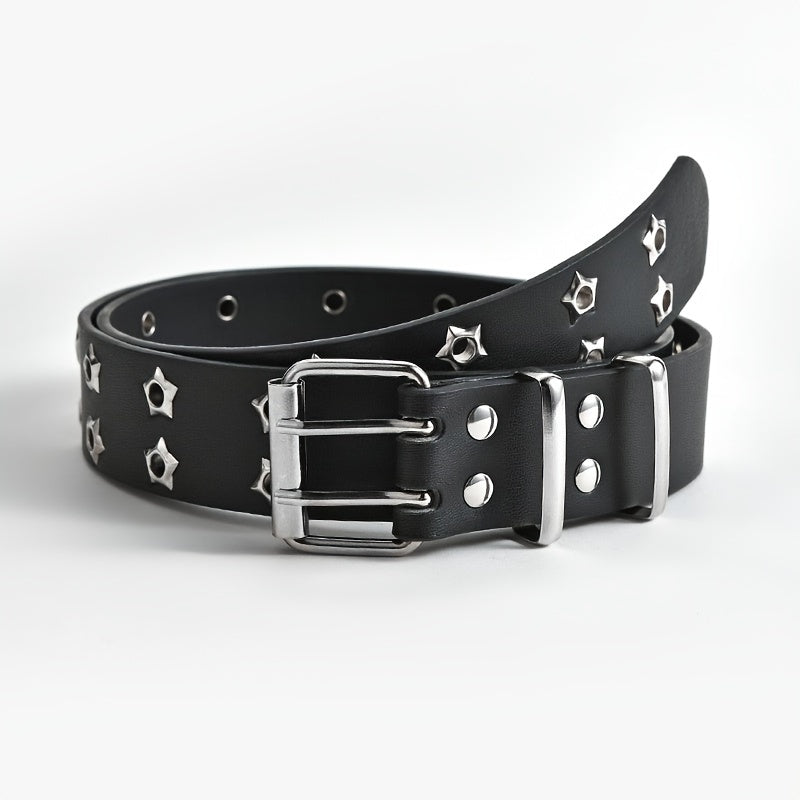 Star Eyelet Belt For Women Men Unisex Party Belt