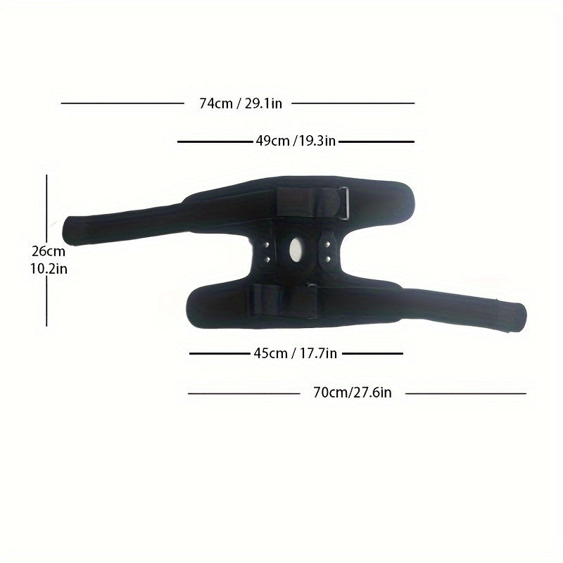 Steel Plate Support Knee Pad, Silicone Anti-skid, Men & Women