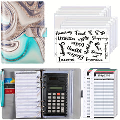 A6 Binder Notebook Budget Binder Zip Envelopes Expense Sheets