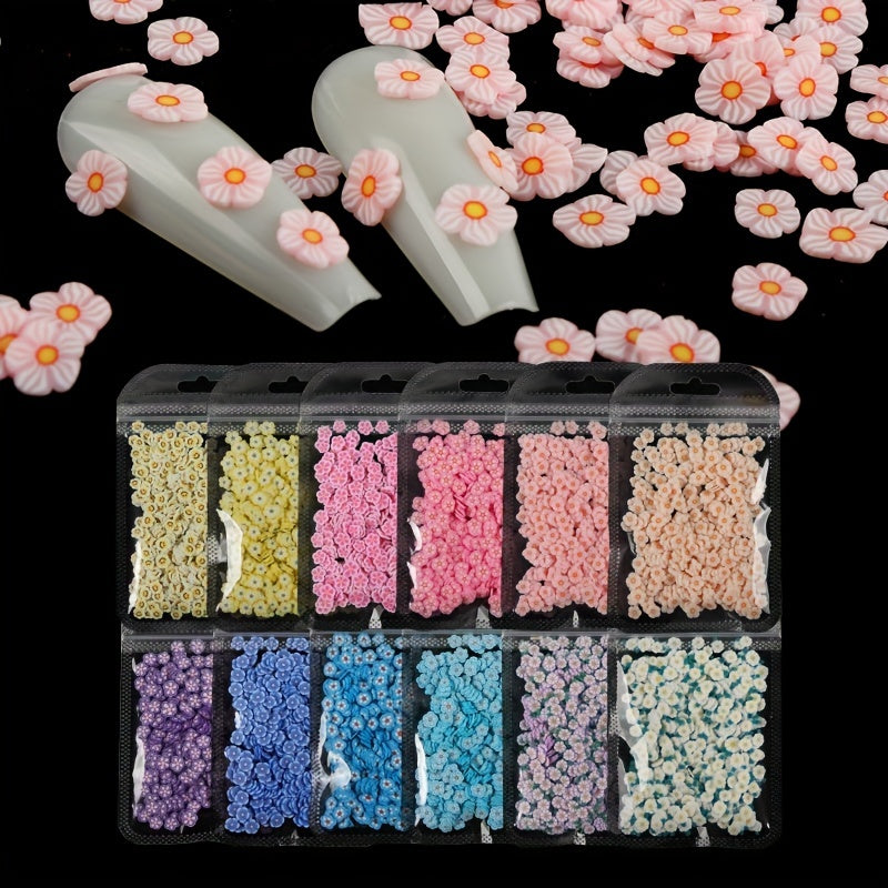Mixed Nail Decal Jewelry Dried Flower Accessories For Manicure 10g