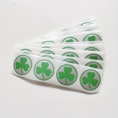 100pcs 1 Inch Round Colors Scratch Off Stickers - Golden, Silver, Gray, Red