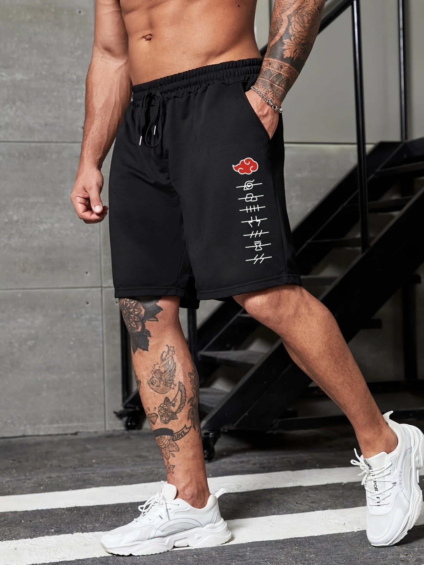 Men's Casual Drawstring Sports Shorts for Summer