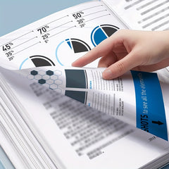 A4 Size File Storage Book Large Capacity 60 Pieces