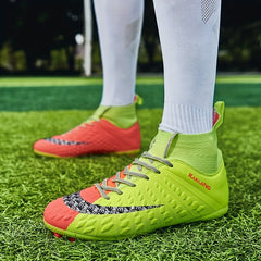 Boys Non Slip Football Cleat With Spikes Outdoor Soccer Shoes