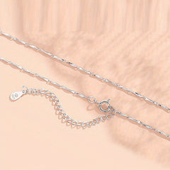925 Sterling Silver Necklace Women's Clavicle Chain Variety Of Chain Types