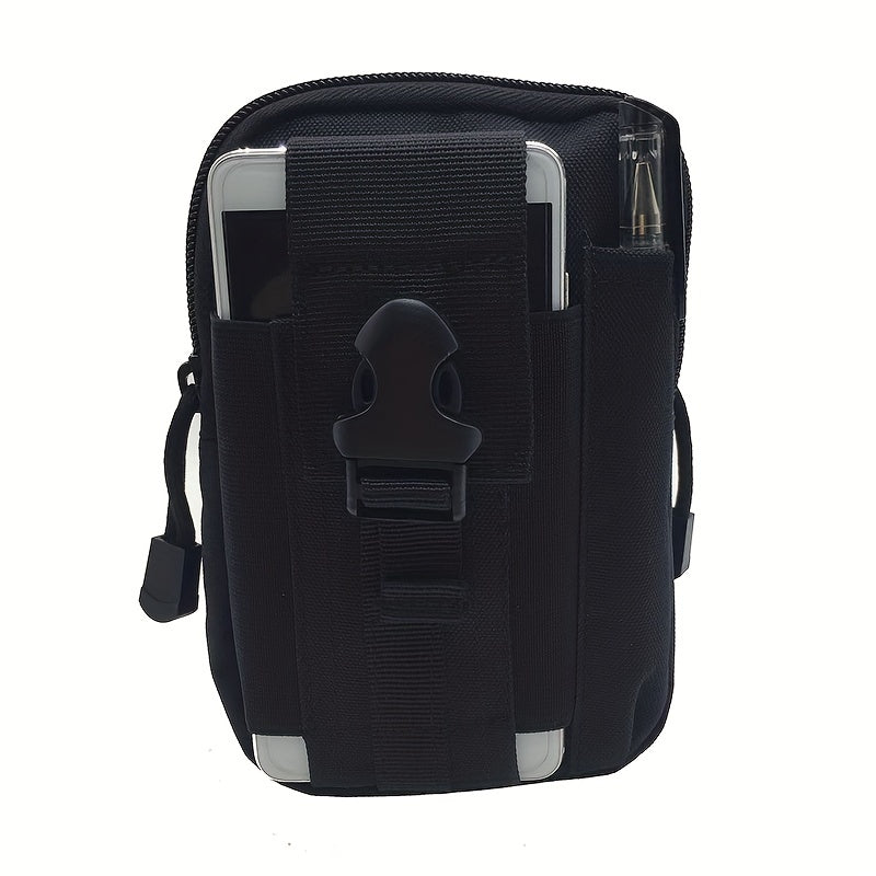 Men's Tactical Waist Bag With Buckle Hanging Pocket Sling Army