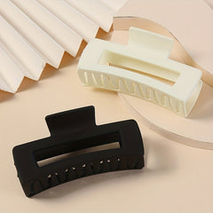 Matte Hair Claw Clips - Set of 3, Non Slip Strong Hold Grip