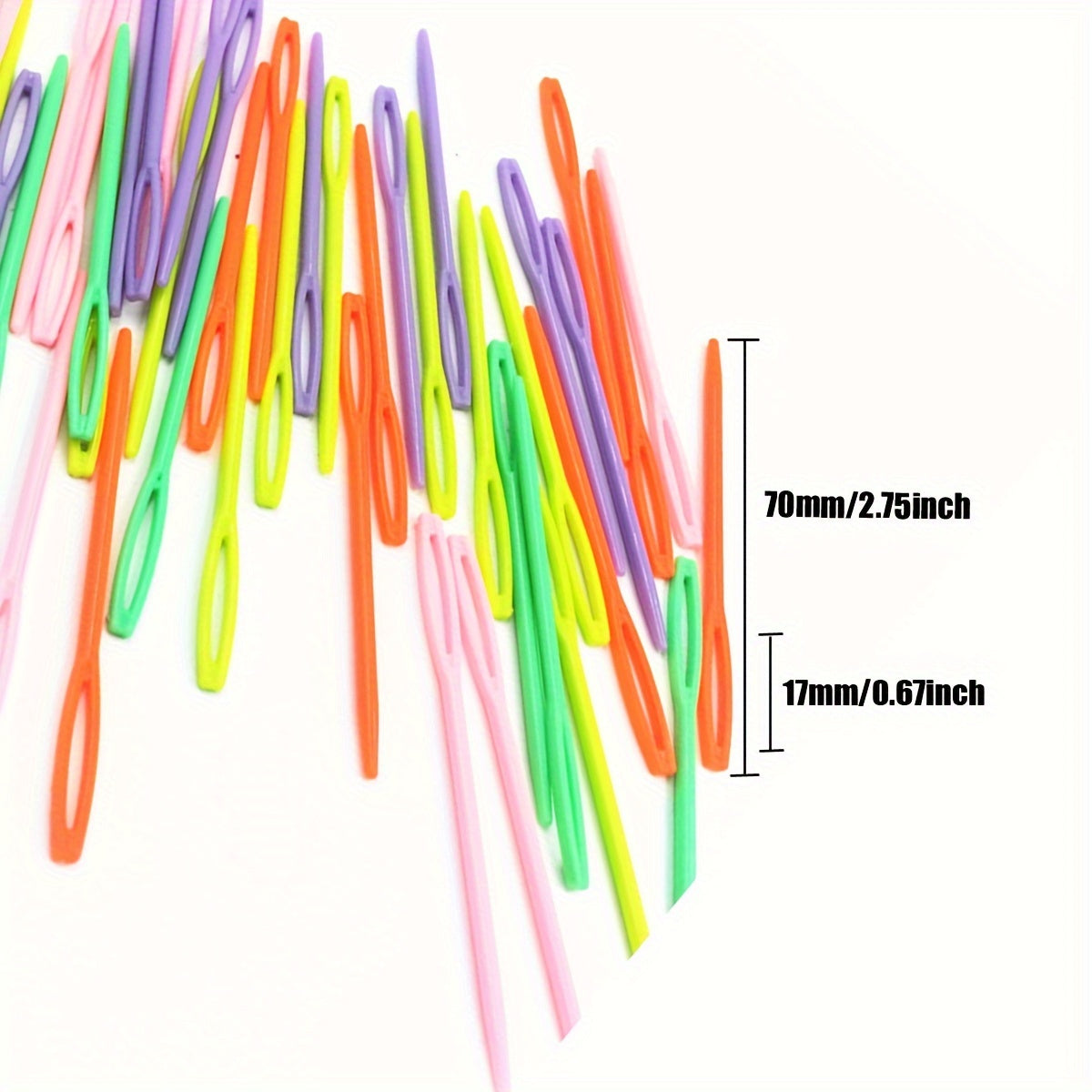 10pcs Beading Sewing Needles Head Bead Pins Stitch Knitting Pendants
