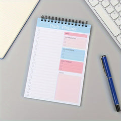 English Sticky Note Coil Notebook Planning Diary Weekly Plan