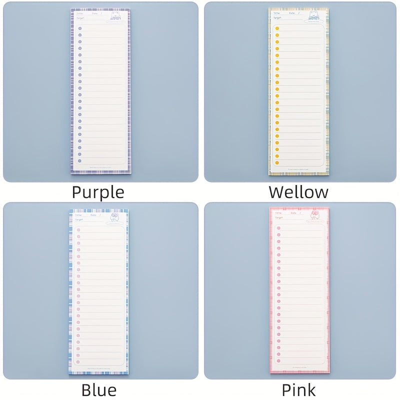 Book Cartoon Long Strip Planner for Students