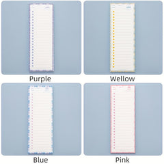 Book Cartoon Long Strip Planner for Students