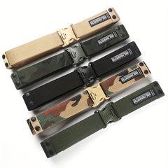 Men's Army Style Combat Belts Quick Release Tactical Belt