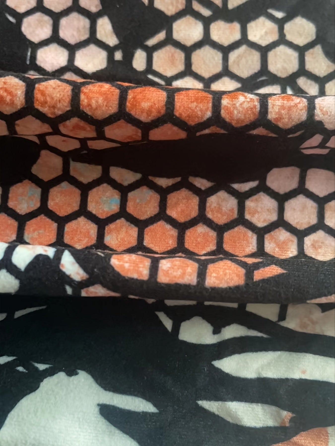  Geometric Print Midi Dress Women's Plus V Neck