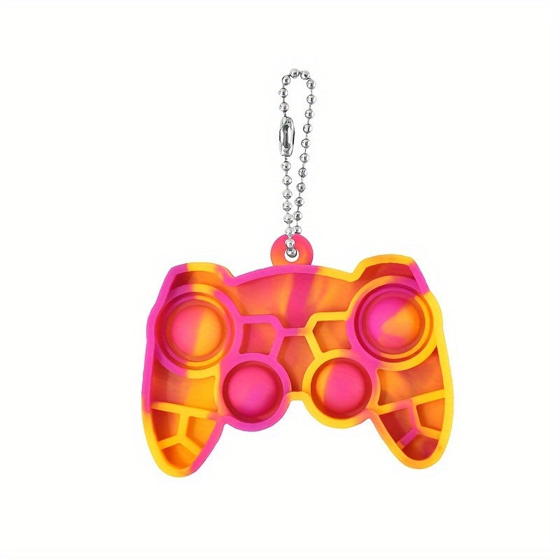 Gamepad POP It Keychain For Men Decompression Toy