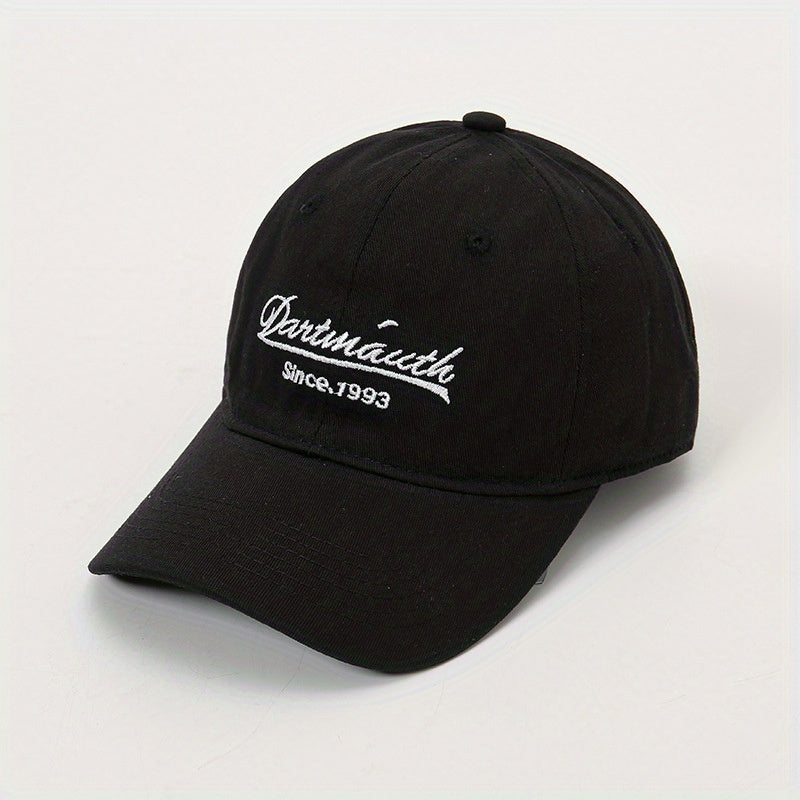 Letter Embroidery Baseball Cap Cotton Sun Hat Lightweight Adjustable Dad Hats