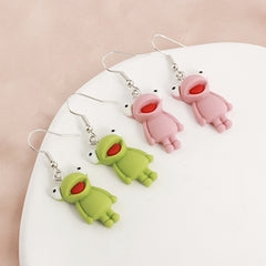 Cute Frog Drop Earrings