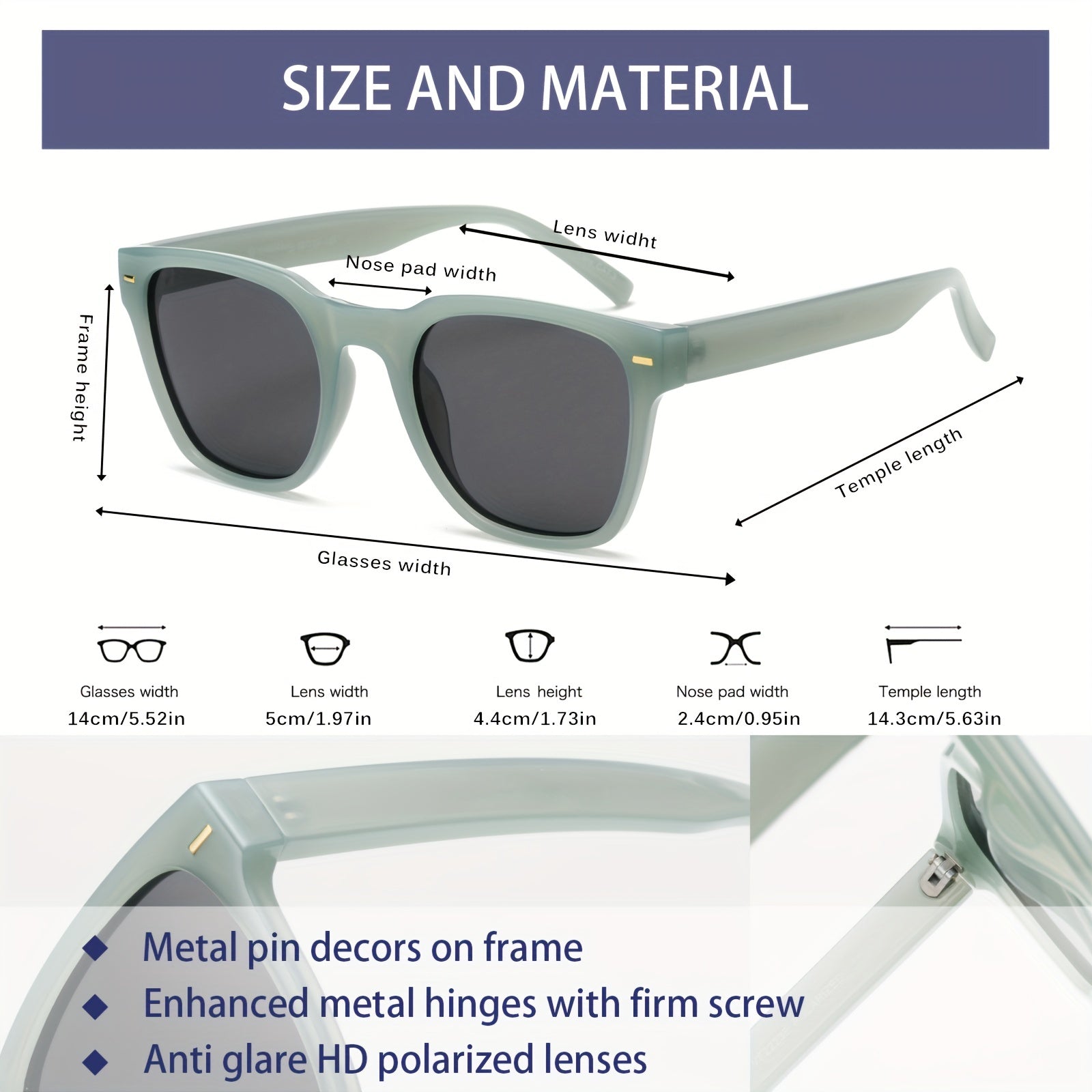Men's Polarized Sunglasses UV Protection Summer Sunglasses