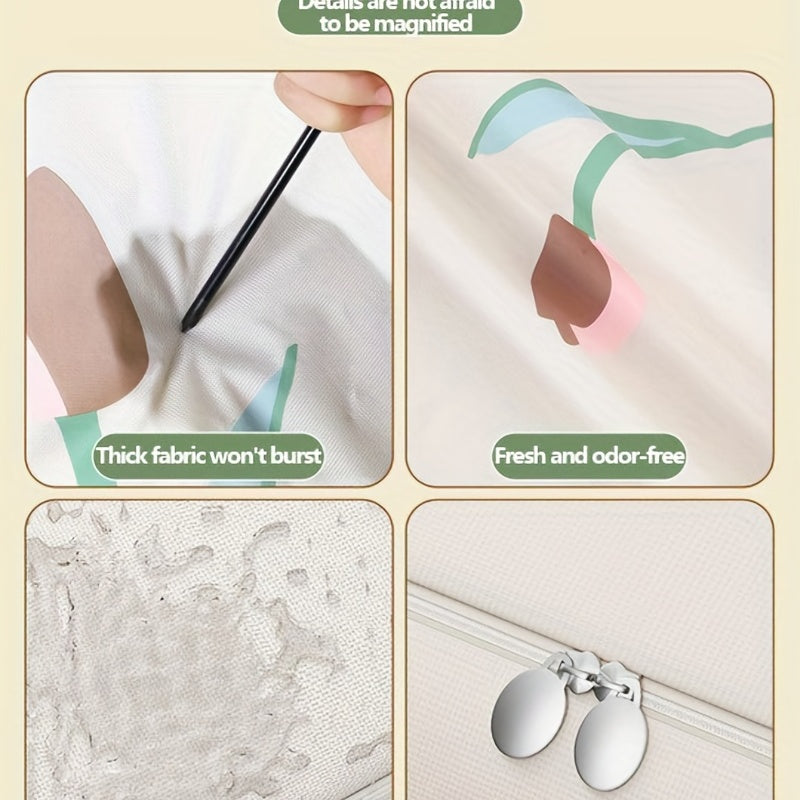 Tulip Print Moving Bag Moisture-proof Storage Bag