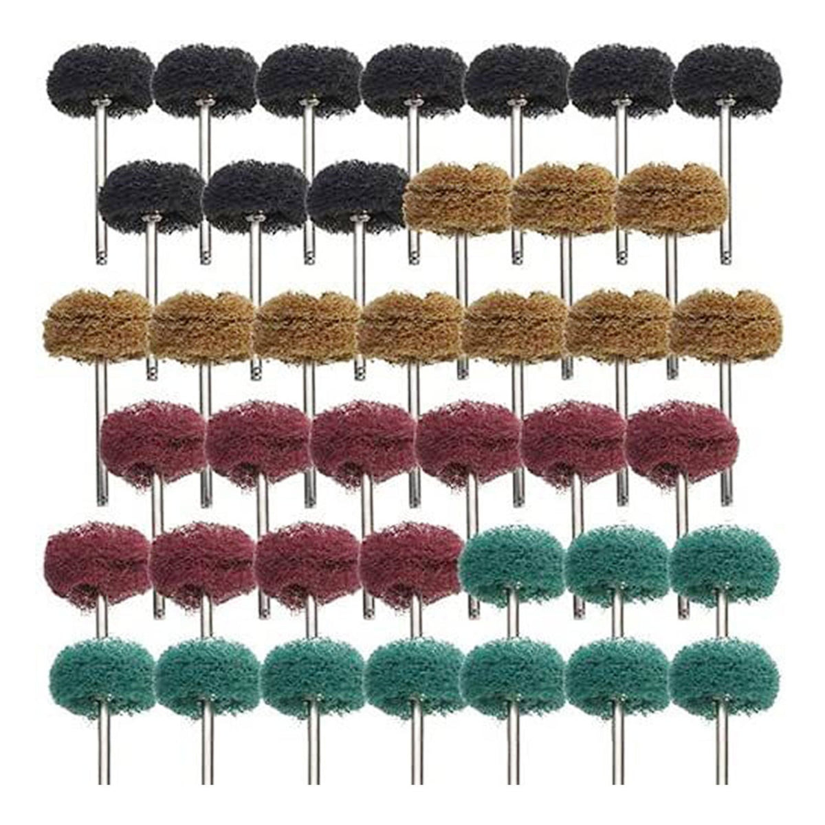 40pcs Abrasive Buffing & Polishing Wheel Set for Rotary Tool