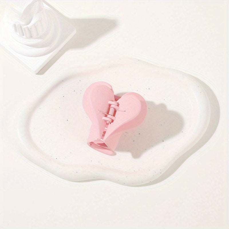 Heart shaped Acrylic Hair Claw Headwear Hair Accessories