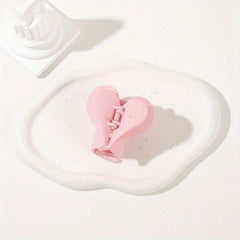 Heart shaped Acrylic Hair Claw Headwear Hair Accessories