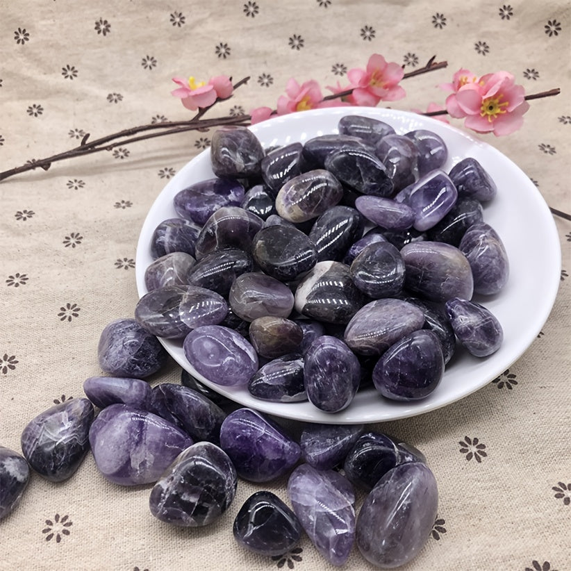 Natural Amethyst Roller Stone Crushed Stone