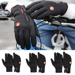 Winter Warm Fishing Gloves Windproof Waterproof Touch Screen Cycling Gloves