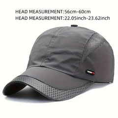 Quick Drying Baseball Cap Unisex Lightweight Waterproof Breathable Sports Cap