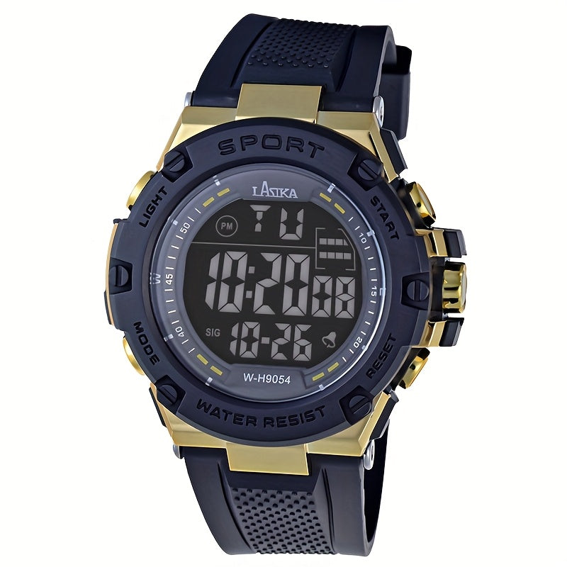 LASIKA Kids Digital Sport Watch Red LED Display Multiple Modes Stopwatch Alarm