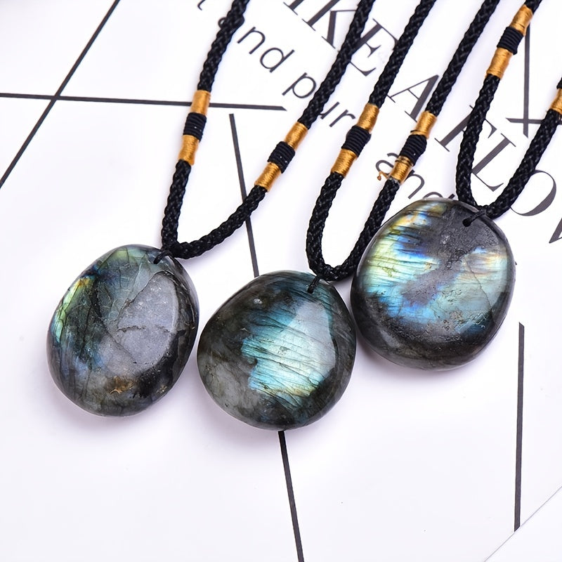 Crystal Moonstone Pendant Necklace