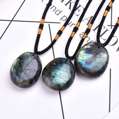 Crystal Moonstone Pendant Necklace