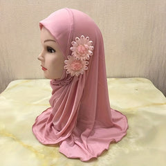 Toddler Girls Lightweight Pretty Bandana Arab Eid Hat For Outdoor