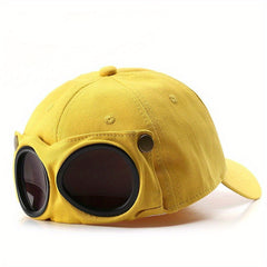 Men's Peaked Cap With Sunglasses Sunshade Baseball Cap