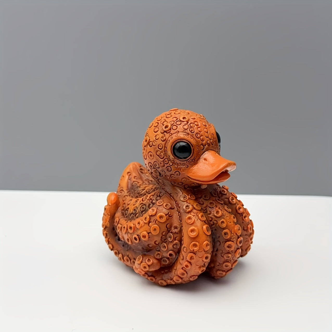 Octopus Duck Resin Statue Ocean Series Mixed Colors Artistic Decor