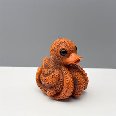 Octopus Duck Resin Statue Ocean Series Mixed Colors Artistic Decor
