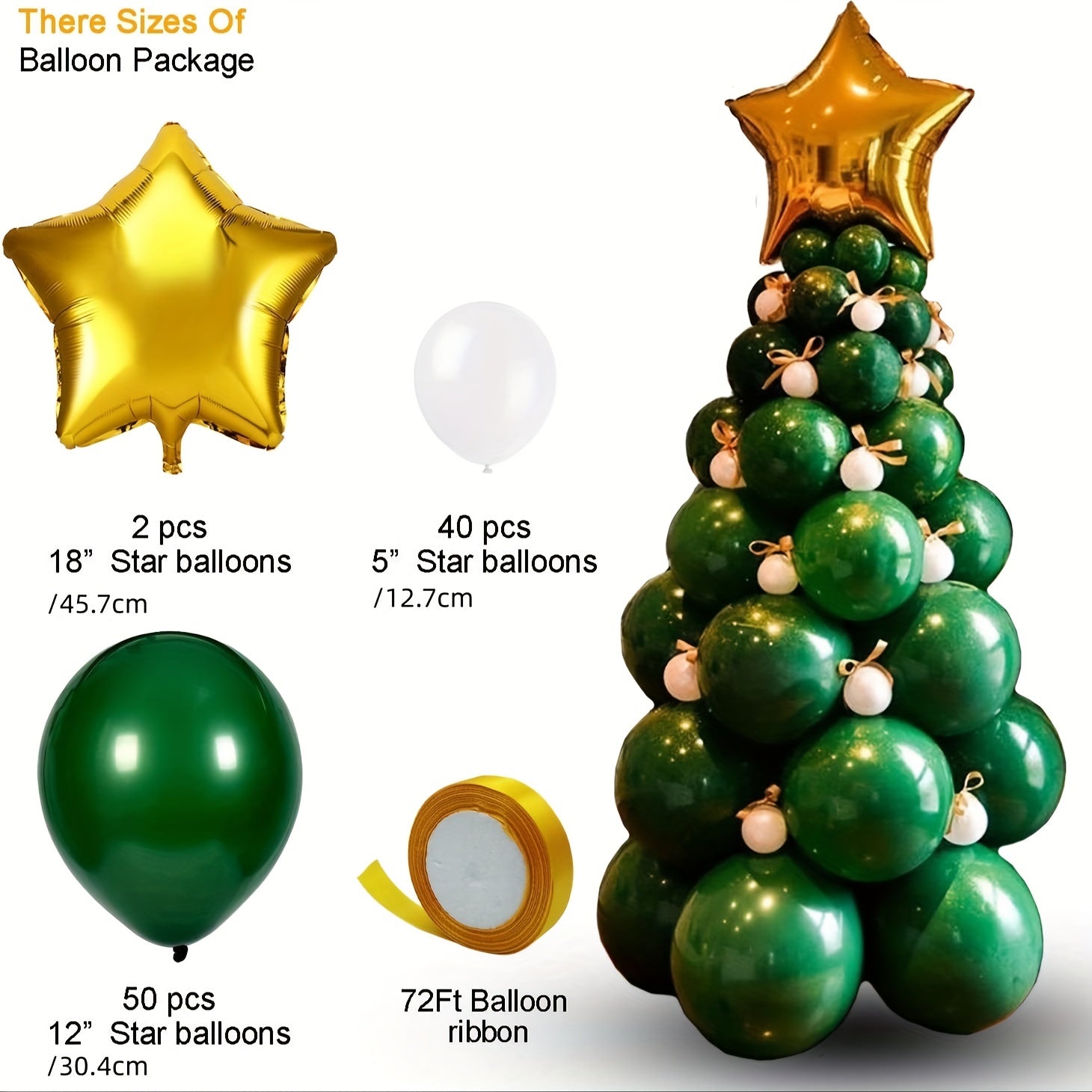 96pcs Christmas Balloon Garland Arch Kit for Party Decorations