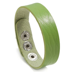 Adjustable Leather Bracelet Cuff Wristband