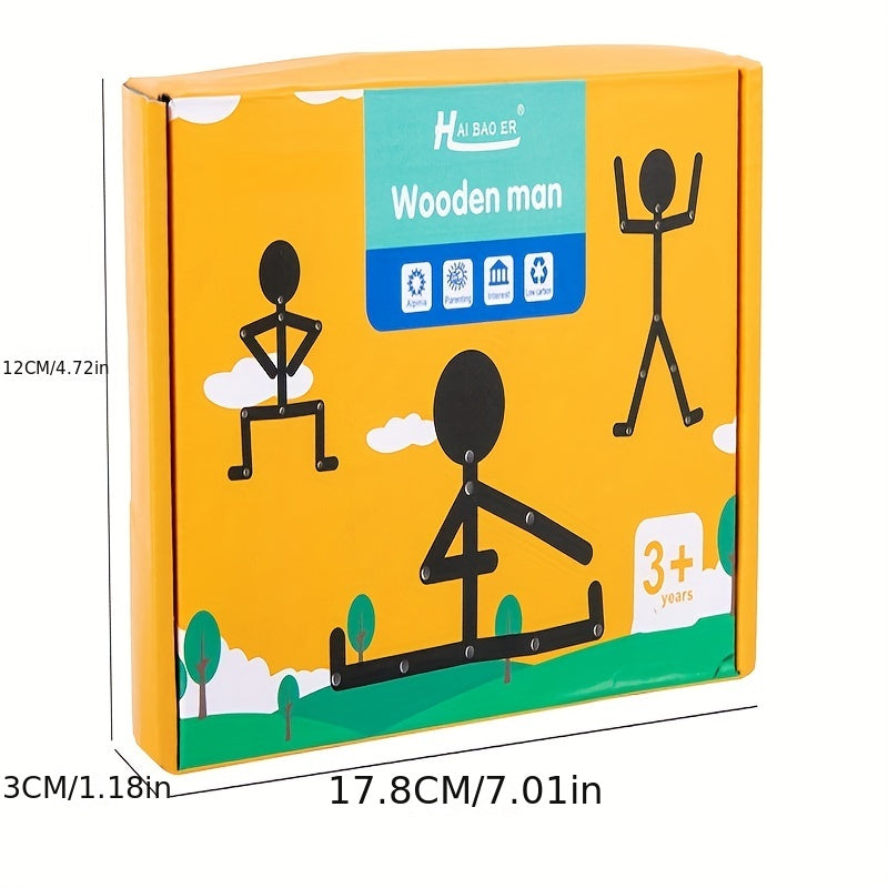 24pcs Matching Puzzle Game Wooden Toys for Sports Loving Kids