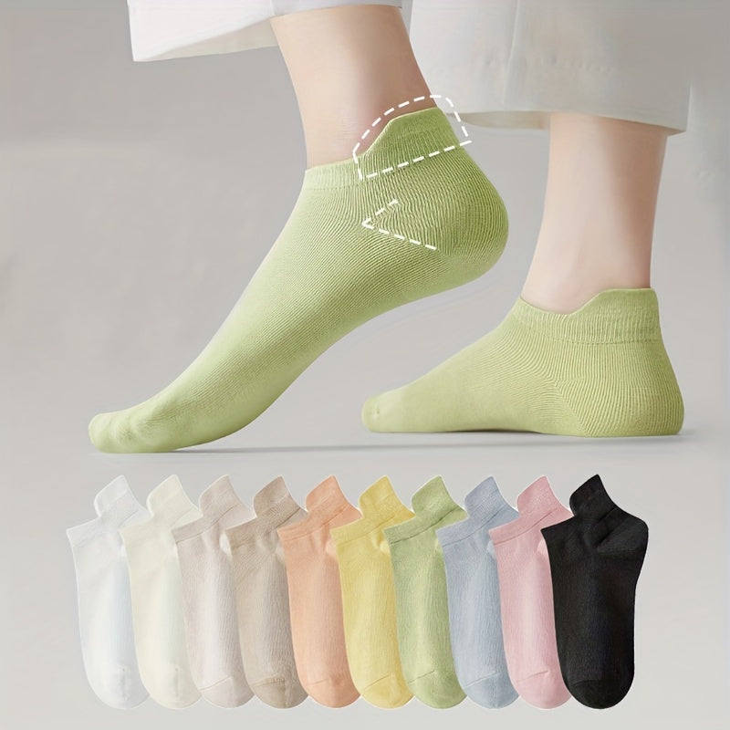 10 Pairs Low Cut Ankle Socks Women's Stockings