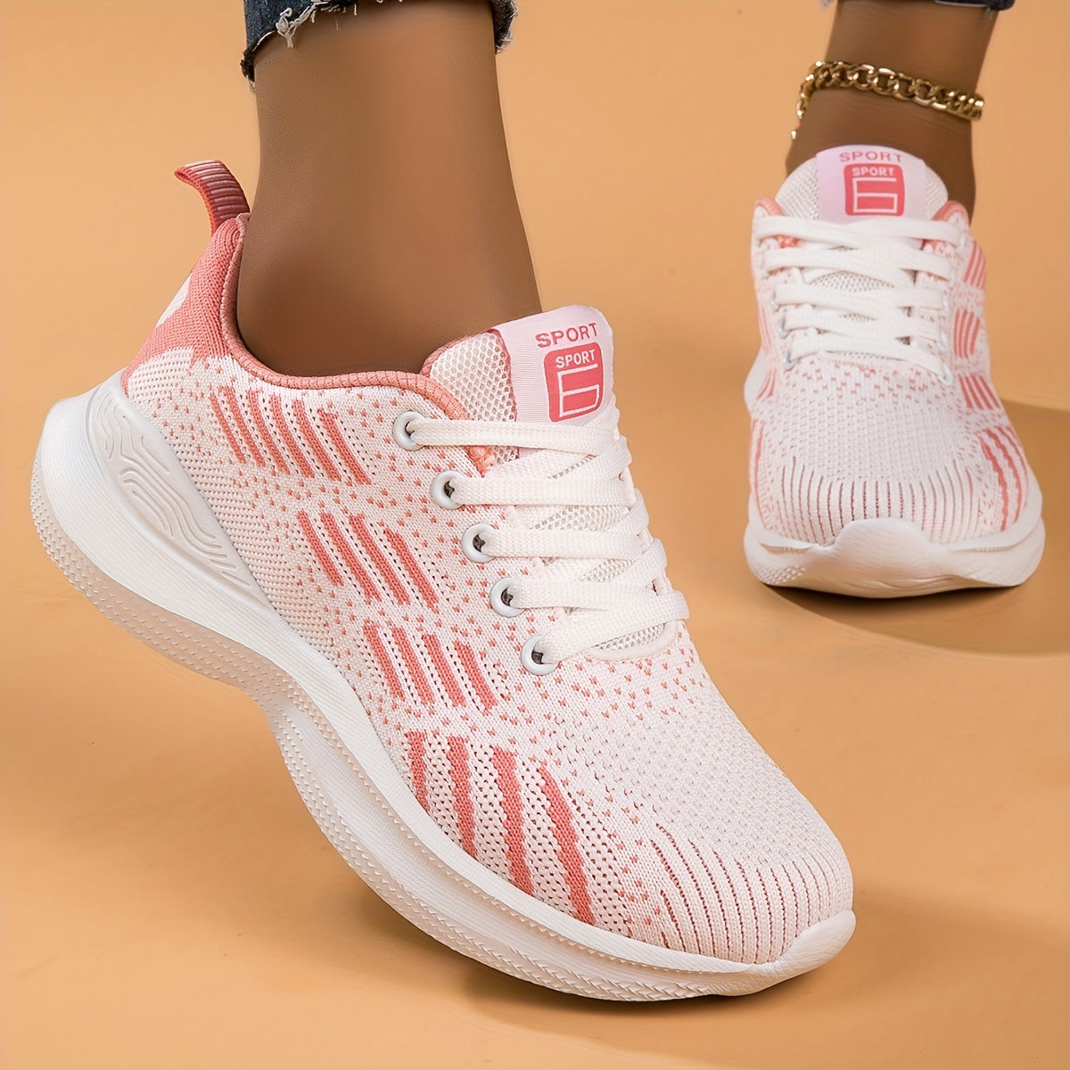Women's Lace Up Lightweight Athletic Running Shoes Comfortable Casual Sneakers