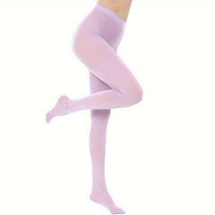 Women's Footed Tights 80D High Waist Semi Opaque Pantyhose