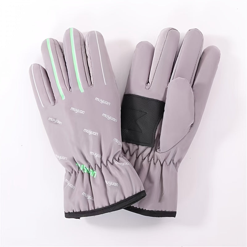 Kids' Touch Screen Ski Gloves for Outdoor Activities