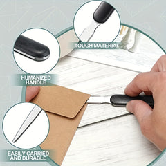 3pcs Stainless Steel Envelope Openers Lightweight Mail Slitters