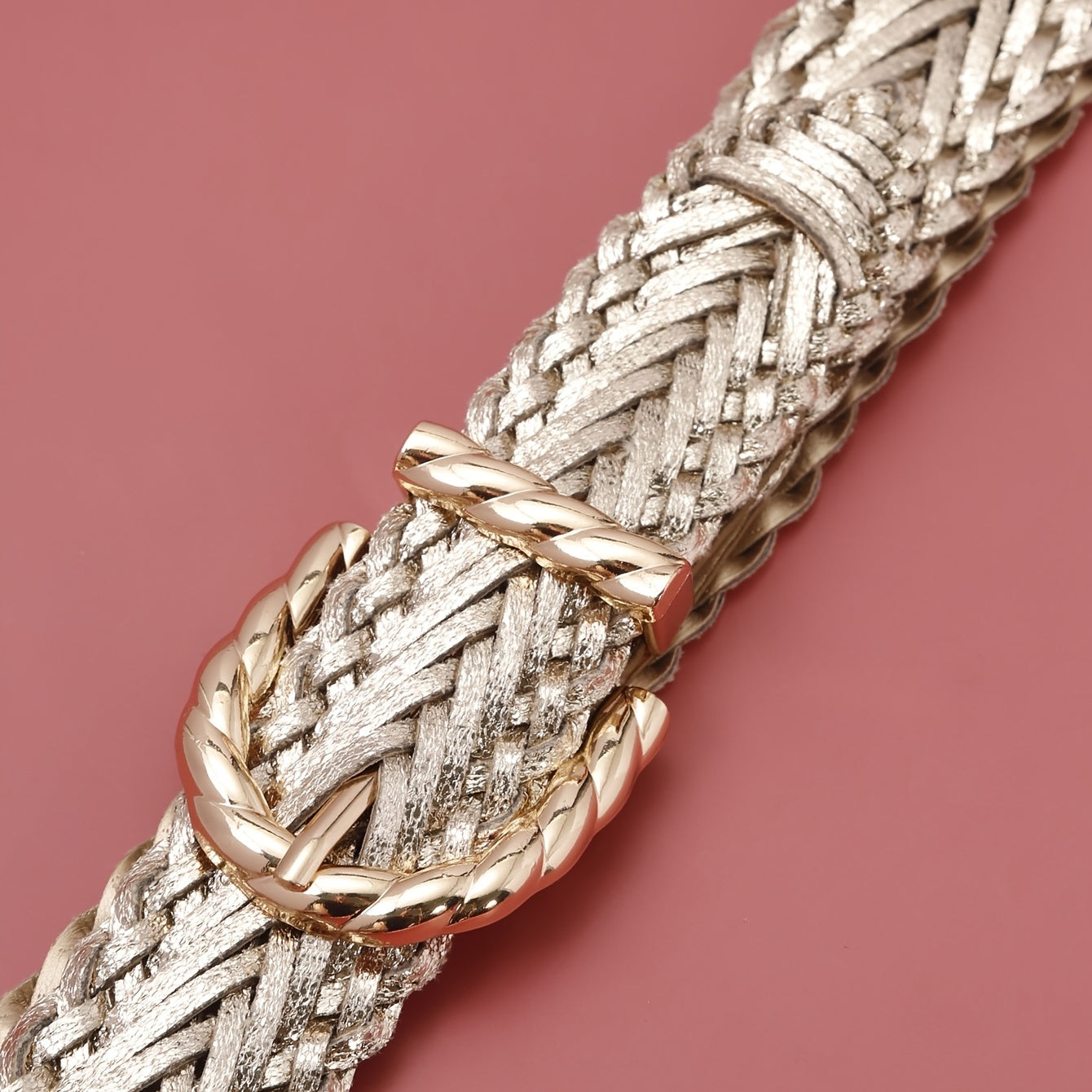 Girls Braided Belt Decorative Pants Dress Belt