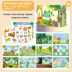 Interactive Busy Book for Youngsters Quiet Activity Book Phonics & Learning
