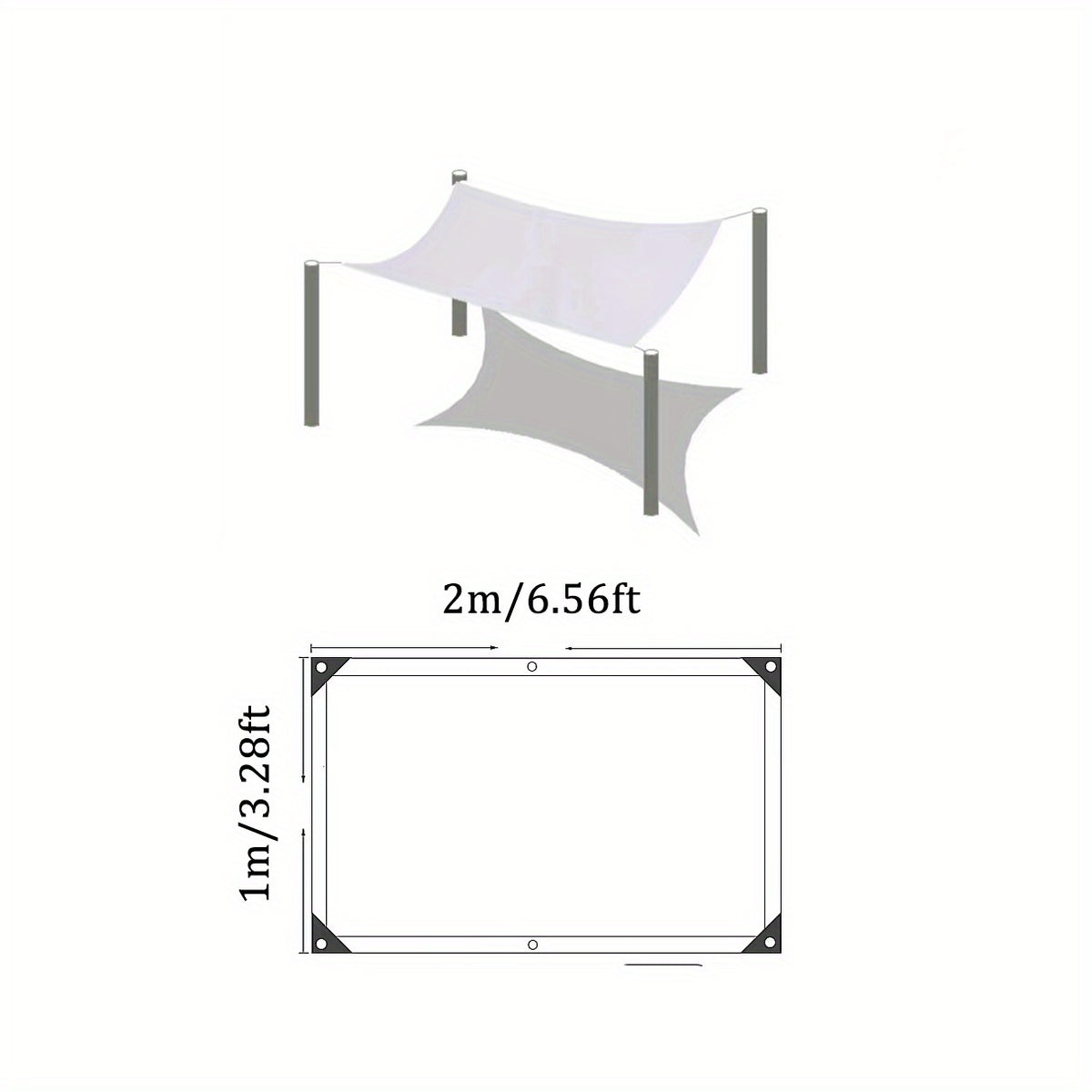 1pc Transparent Balcony Garden Insulation Rainproof Cover