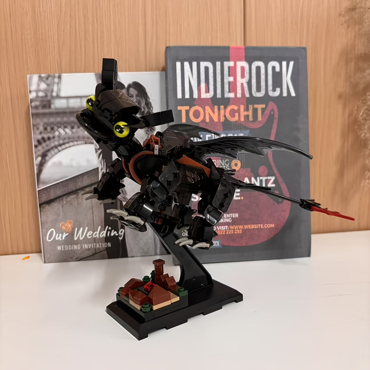 Dark Dragon Building Blocks Set - Ideal Gift for Adults
