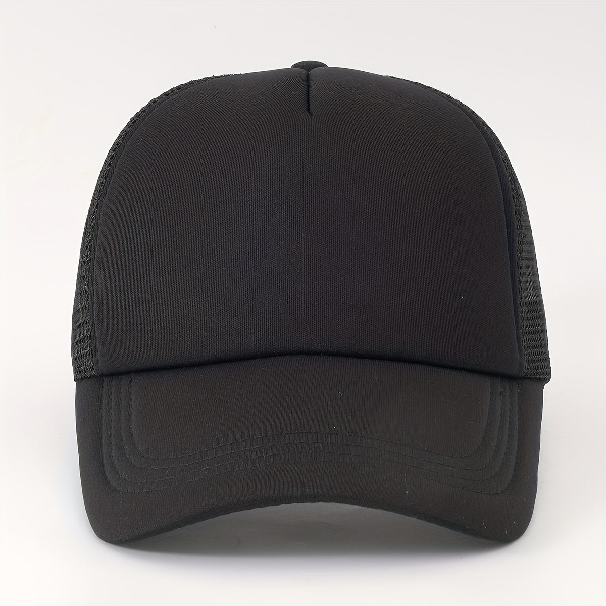 Solid Breathable Baseball Cap Mesh Sun Visor Hats Man Unisex Sports Hat